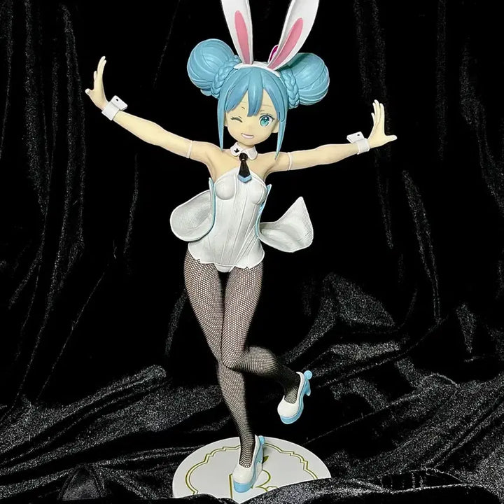 [BUNJANG] Furyu Hatsune Miku BiCute Bunnies Figure White Ver. (Sealed) / [피규어] (택포) 후류 하츠네 미쿠 피규어 빅큐트 버니 화이트 Ver. (BiCute Bunnies Figure 하츠네미쿠 White ver.) 바니걸