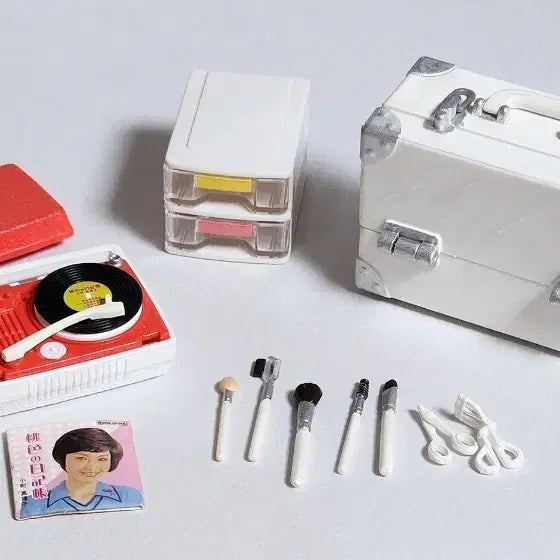 [BUNJANG] Re-Ment Turntable &amp; Makeup Box Set / 리멘트 턴테이블, 메이크업박스 판매