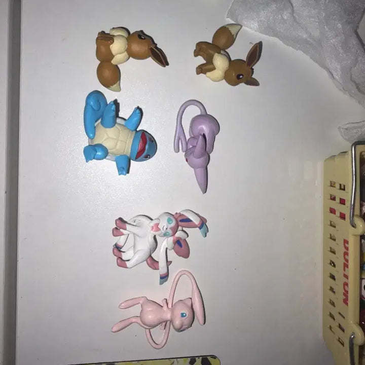 [BUNJANG] Pokemon Figure Bundle (Eevee, Sylveon, Espeon, Mew, Squirtle) / 포켓몬 피규어 일괄 (이브이, 님피아, 에브이, 뮤, 꼬북이)