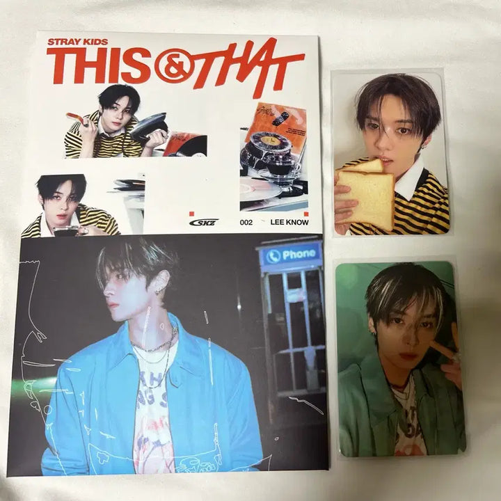 [BUNJANG] Stray Kids Lee Know THIS&amp;THAT Album Photocard / 스트레이키즈 리노 THIS&amp;THAT &amp; ver 개인앨범 예판 포토카드