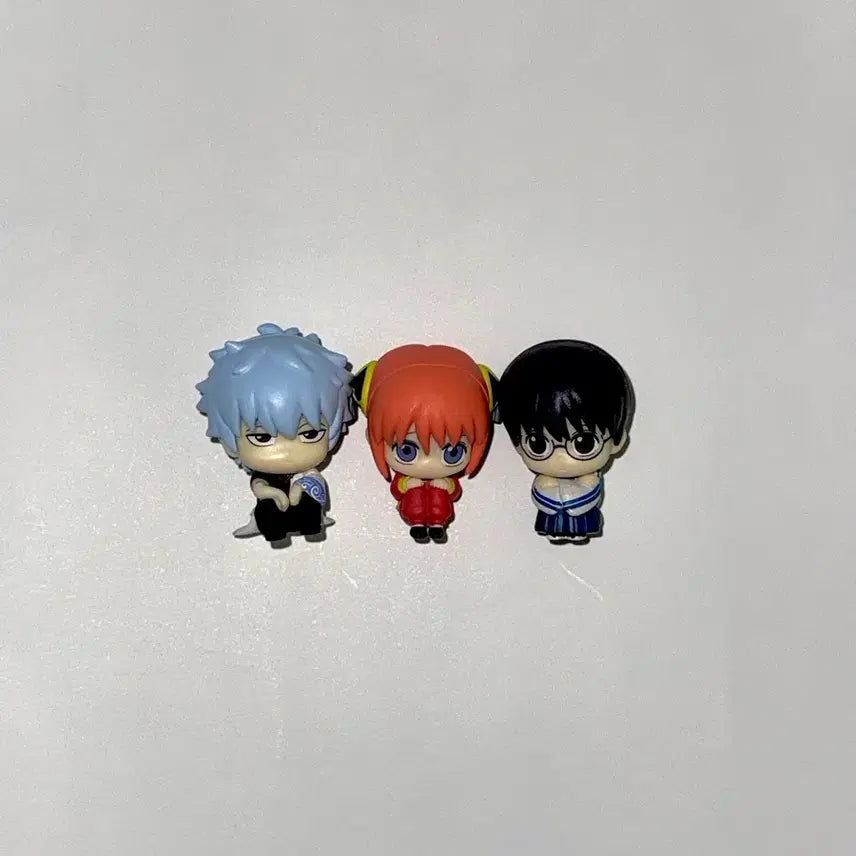 [BUNJANG] Gintama Yorozuya 3-Piece Set - Machiboke Gacha (Series 1) / 은혼 마치보케 1탄 가챠 요로즈야 3종 일괄 판매
