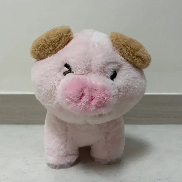 [BUNJANG] Pink Pig Plush Doll / 핑크돼지인형