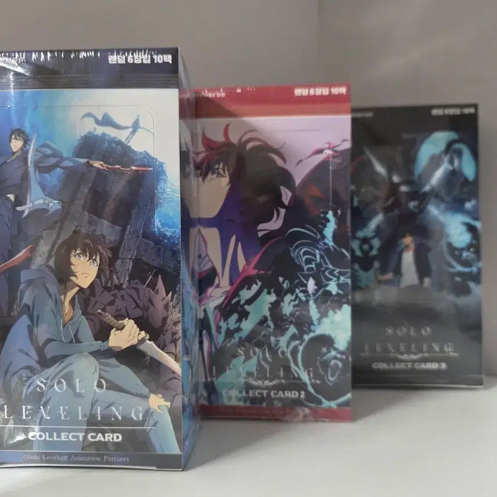 [BUNJANG] Solo Leveling Collect Card Box Set (Sealed) / 나 혼자만 레벨업 컬렉트 카드 1, 2, 3 미개봉 박스 세트 [일괄]
