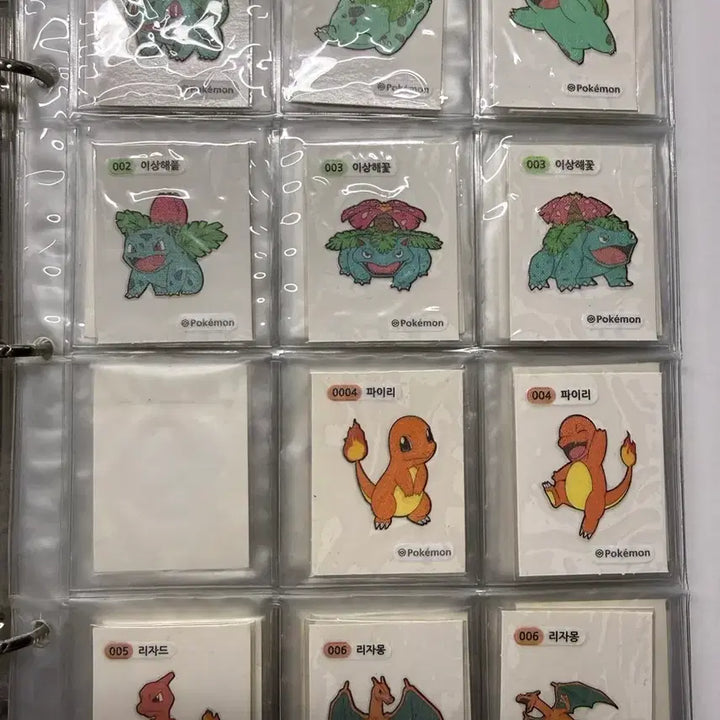 [BUNJANG] Pokemon Gen 1 Stickers (137 pcs) with Binder / 포켓몬 띠부씰 1세대 137장 바인더 포함