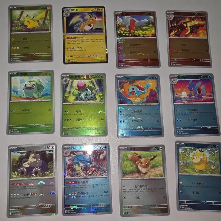 [BUNJANG] Pokemon 151 Starter &amp; Popular Character Monster Ball Holo Bundle Set / 포켓몬 151 스타팅&amp;인기캐릭 몬볼 홀로 일괄