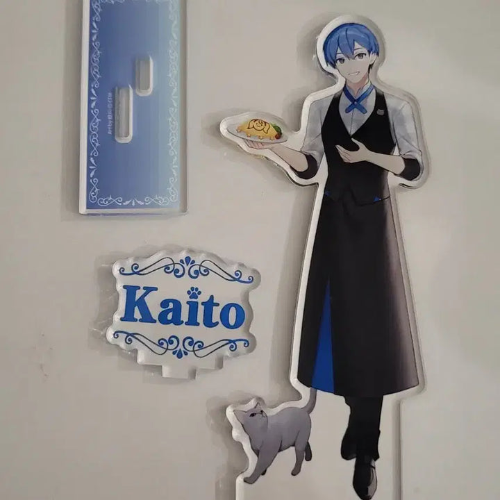 [BUNJANG] Vocaloid Kaito Cat Cafe Acrylic Stand / 보컬로이드 카이토 아크릴 스탠드