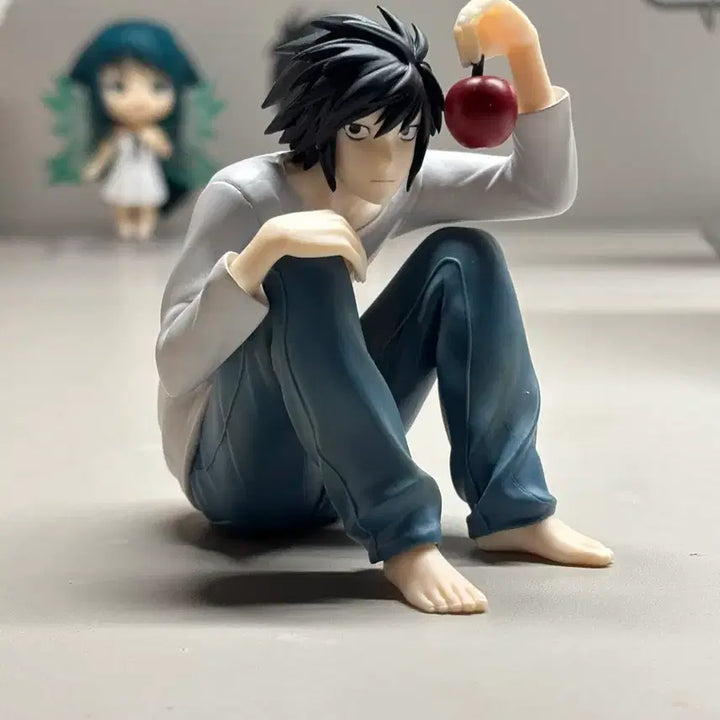 [BUNJANG] Death Note L Lawliet Ryuzaki Noodles Stopper Figure / 데스노트 엘 L 로우라이트 류자키 누들스토퍼 피규어 고전미소년