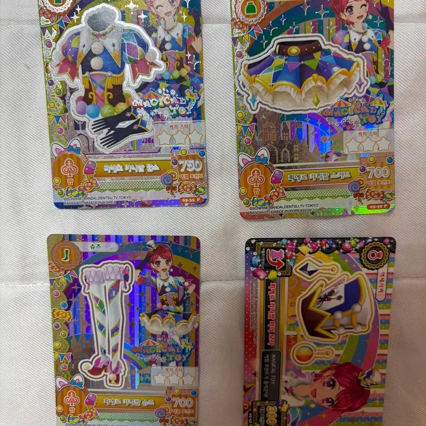 [BUNJANG] Aikatsu Aoi Kanzaki Pierrot Carnival PRE Set / 아이엠스타 아이카츠 에이미 카에데 삐에로 카니발 프레 한판 판매