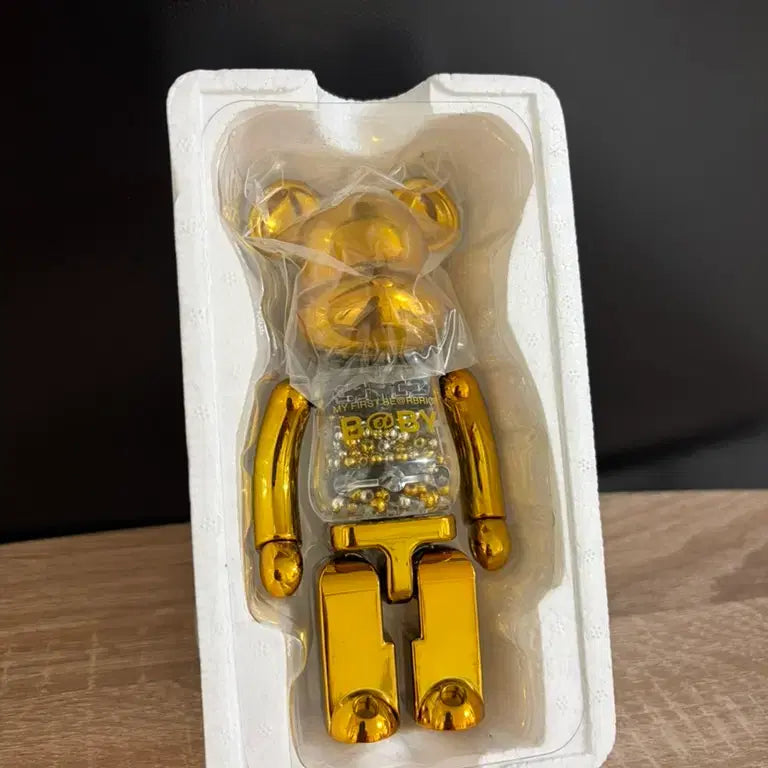 [BUNJANG] Be@rbrick My First Baby Gold/Silver 200% Superalloy / 베어브릭 마이퍼스트 베이비 골드/실버 200% 초합금!