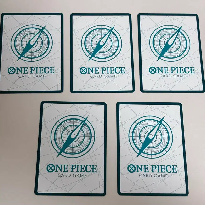 [BUNJANG] One Piece Card Game Luffy &amp; Garp Promo Cards Bundle Set (5 Cards) / 일괄) 원피스 카드게임 루피 가프 프로모 카드 5장