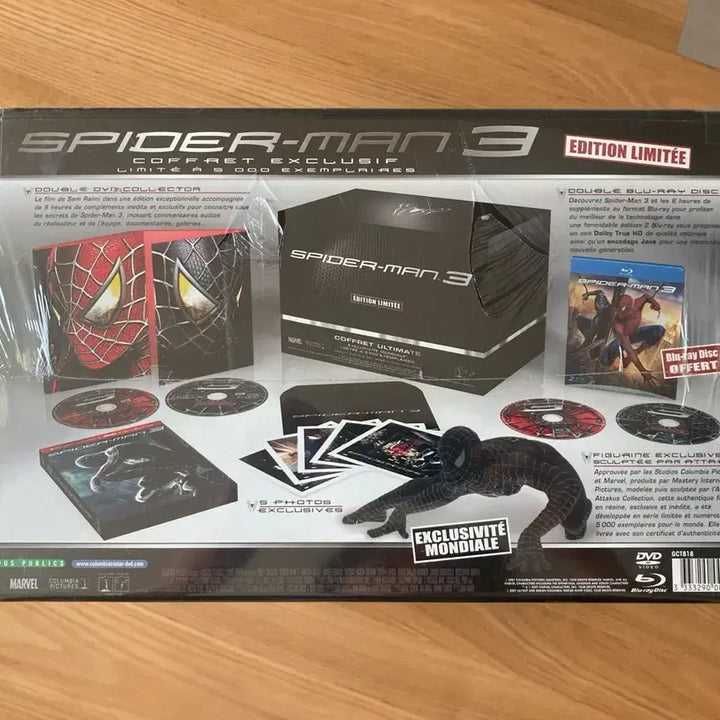 [BUNJANG] Spider-Man 3 Ultimate Limited Edition Box Set Blu-ray DVD / 스파이더맨 3 얼티밋 한정판 박스셋 블루레이 dvd