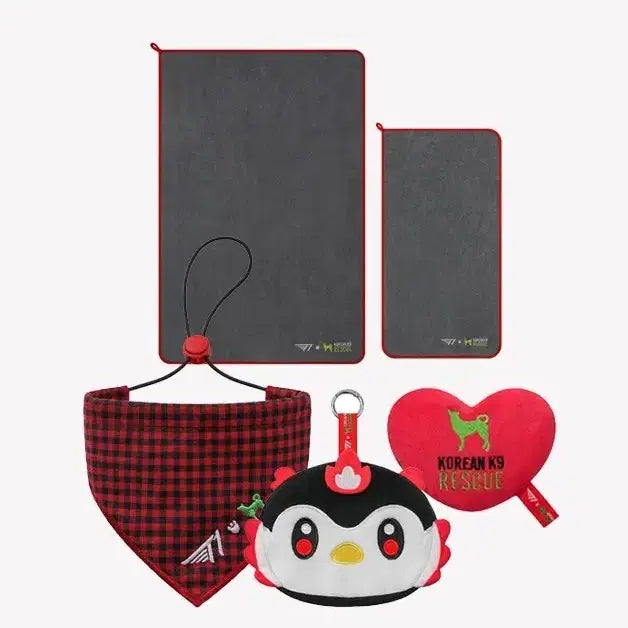 [BUNJANG] T1 Together Rescue Kit Cushion, Bandana, Artifa Pouch, Towel Bundle Set / 티원 홈그라운드 kk9r 투게더 레스큐키트 양도판매