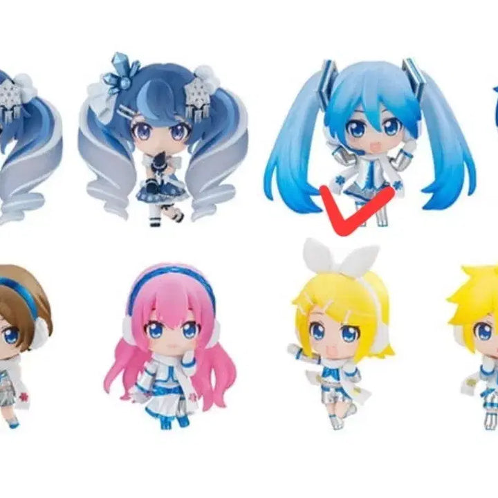 [BUNJANG] Vocaloid Kagamine Rin Snow Miku Collection 2025 Figure / 보컬로이드 보카로 반다이 스노우 유키 미쿠 콜렉션 2025 카가미네 린 피규어 가챠