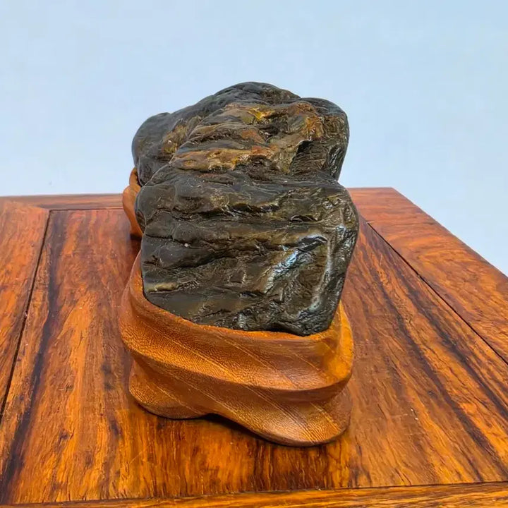 [BUNJANG] Namhangang Chocolate Stone Display Stone / 26081740 석질과 주름 변화가 환상적인 남한강 초코석 수석 팝니다