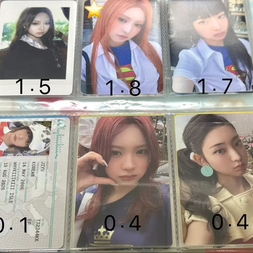 [BUNJANG] Kikik Waikiki Lucky Draw Photocard Ji-yu, Yi-sol, Ha-eum, Ki-ya / 키키 와이키키 앨범 위드뮤 럭드 포카 지유 이솔 하음 키야