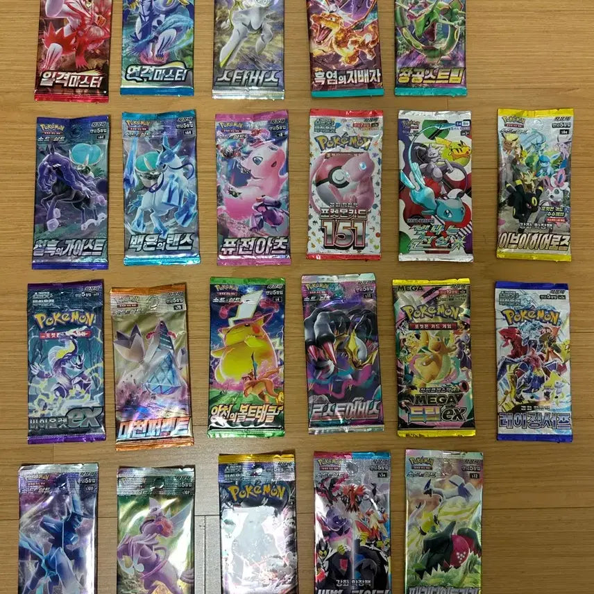 [BUNJANG] Pokemon Card Assorted Packs (Ancient &amp; Popular Sets Included) / 포켓몬카드 22종(고대팩,인기팩들 포함)