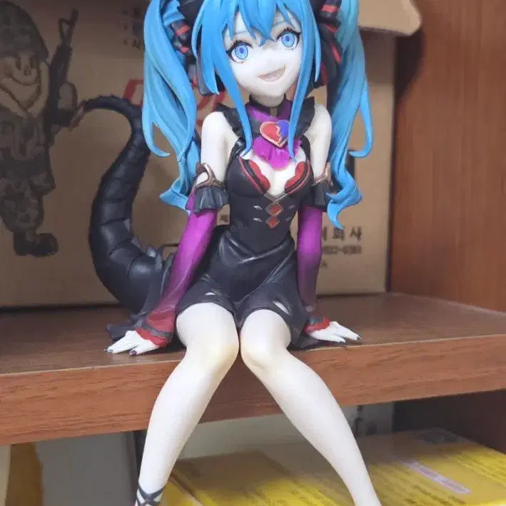 [BUNJANG] Miku Noodle Stopper Villain Black Ver. Figure / 미쿠 누들 스토퍼 빌런 블랙ver