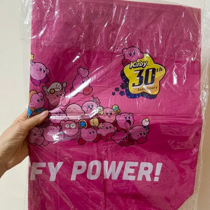 [BUNJANG] Kirby 30th Anniversary Reusable Bag (Sealed) / [미개봉] 커비 30주년 리유저블백