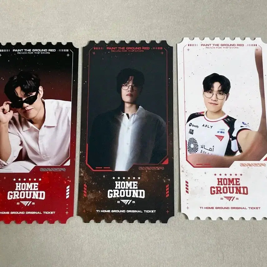 [BUNJANG] T1 Home Ground Ticket + Postcard Set (Days 1, 2, 3) / T1 티원 홈그라운드 1,2,3일차 티켓+개인 엽서 오너 oner
