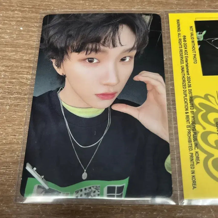 [BUNJANG] BOYNEXTDOOR Woonghee Album Photocard / 보넥도 운학 19.99 앨범 포카 양도