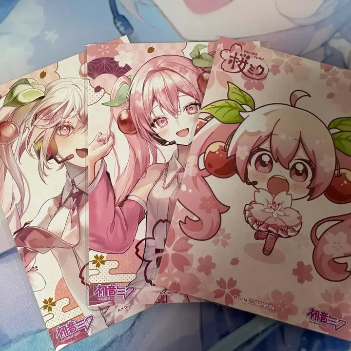 [BUNJANG] Sakura Miku Pop-up Event Bundle Set &amp; Full Set of POBs / 사쿠라 미쿠 팝업 일괄&amp;특전 풀셋
