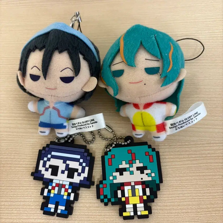 [BUNJANG] Yowamushi Pedal Todoroki Makishima Ichiban Kuji Plush Charm Acrylic Stand Bundle Set / 겁쟁이페달 토도 마키시마 굿즈 일괄 푸치누이 키링 모후후사 아크릴스탠드