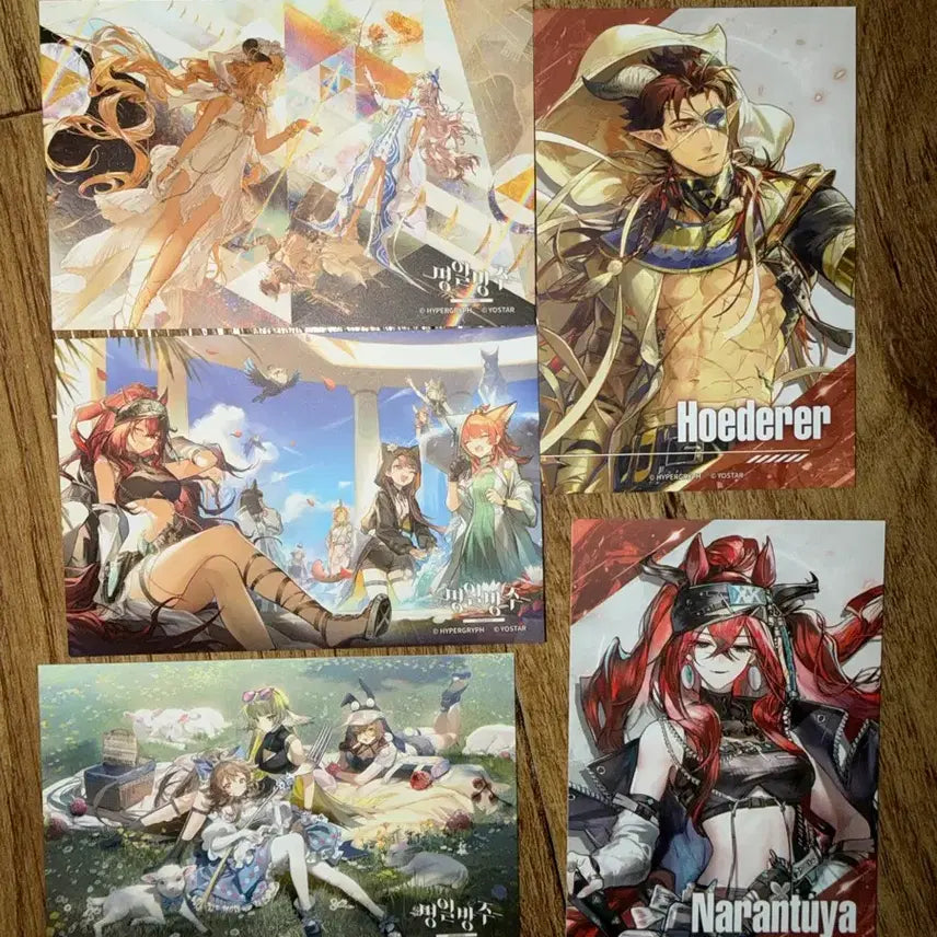 [BUNJANG] Arknights Aniplex Collaboration Cafe Trading Card Bundle Set / 명일방주 애니플러스 콜라보카페 트레이딩 카드 일괄