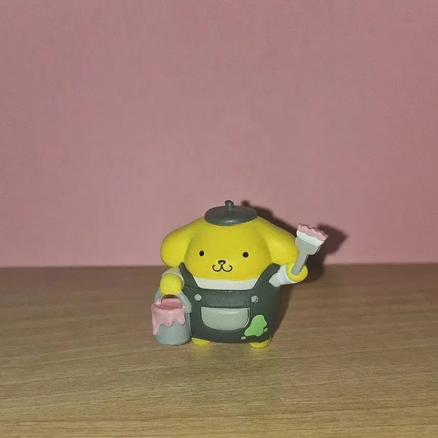 [BUNJANG] Sanrio Pompompurin Painter Figure / 폼폼푸린 페인터 피규어