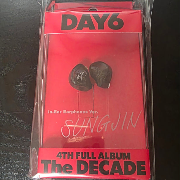 [BUNJANG] Day6 In-Ear Sungjin Sealed / 데이식스 인이어 성진(미개봉)