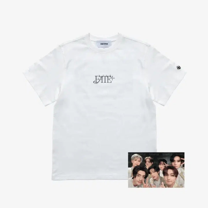 [BUNJANG] ENHYPEN FATE+ Concert T-Shirt (Group Version Photocard Included) / 엔하이픈 FATE+ 콘서트 반팔 티셔츠 (정원 제이 성훈 제이크 희승 니키 선우 단체 포카)