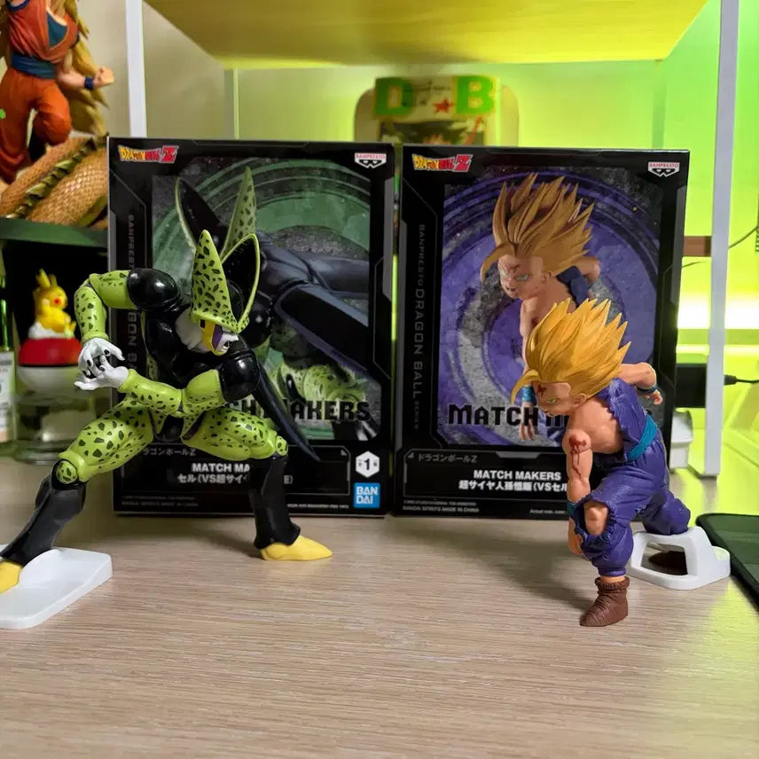 [BUNJANG] Dragon Ball Z Cell &amp; Son Gohan "Matchmakers" Figure Set / 드래곤볼Z 피규어 셀/손오반 매치메이커즈