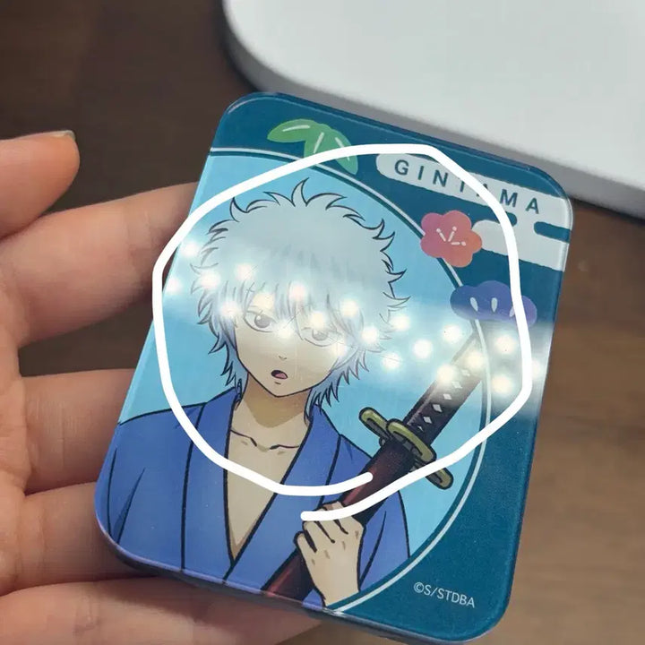 [BUNJANG] Gintama Gintoki Glitter Oil Acrylic Block Chibi Childhood Ver. / 은혼 긴토키 글리터 오일 아크릴 블럭 블록 치비 유년시절