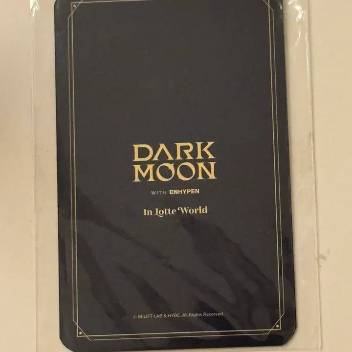 [BUNJANG] ENHYPEN Dark Moon Deceitful Luna Park POB Yang Jungwon Photocard / 엔하이픈 다크문 드셀리스 롯데월드 한정 특전 카드 자카 양정원