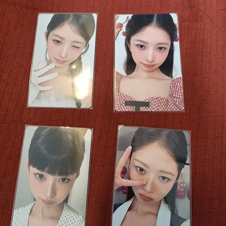 [BUNJANG] IVE Rei 4-Type Photocard Set / 로뮤 아이브 레이 포토카드 4종 세트