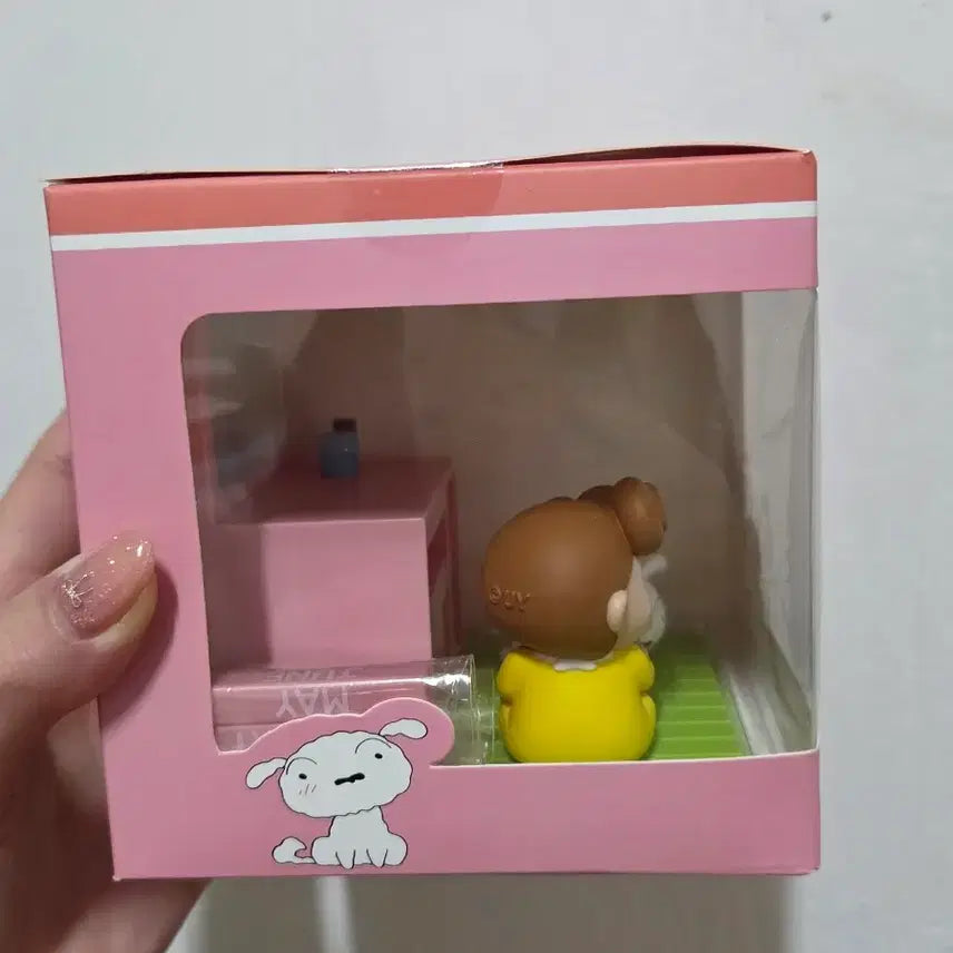 [BUNJANG] Crayon Shin-chan Figure &amp; Perpetual Calendar (Nene &amp; Shiro) / 짱구는못말려 피규어 짱아 흰둥이 만년달력