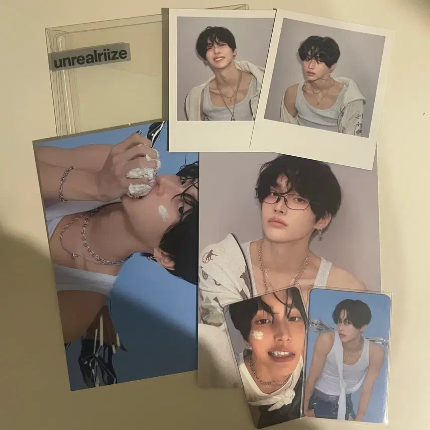 [BUNJANG] RIIZE Wonbin Signature Photocard Set Polaroids POB / 라이즈 원빈 시그 포토세트 포카 폴라 미공포 양도