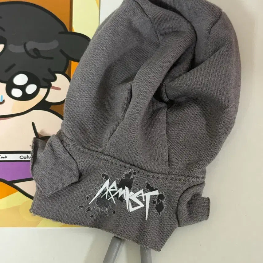 [BUNJANG] BTS Jungkook Kkudugi 10cm Doll Clothes ARMY Hoodie / bts 정국 인형 꾹뚜기 10cm 인형옷 아미후드 디자인 모티브
