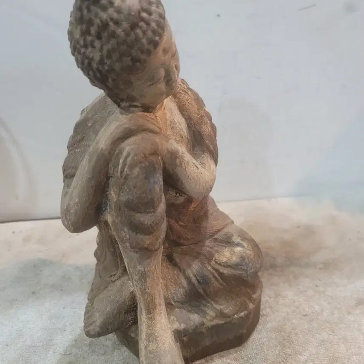 [BUNJANG] Tang Dynasty Style Wooden Buddha / 땟물좋은 당채 목불