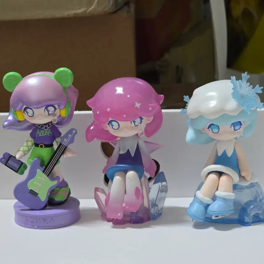 [BUNJANG] Azura Popstar/Ice/Thunder Figure 3-Set Bundle / AZURA 아주라 팝스타/아이스/천둥 피규어 3종 일괄