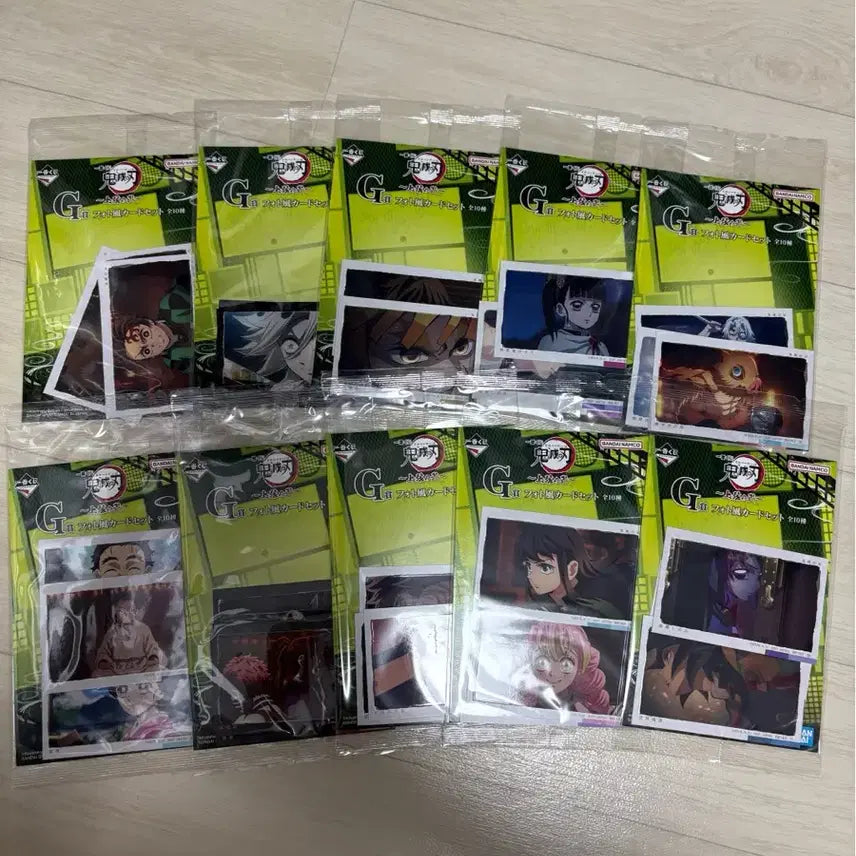 [BUNJANG] Demon Slayer Upper Rank 2 G Figure Full Set (Sealed) / 미개봉)귀멸의칼날 상현2 g상 풀세트