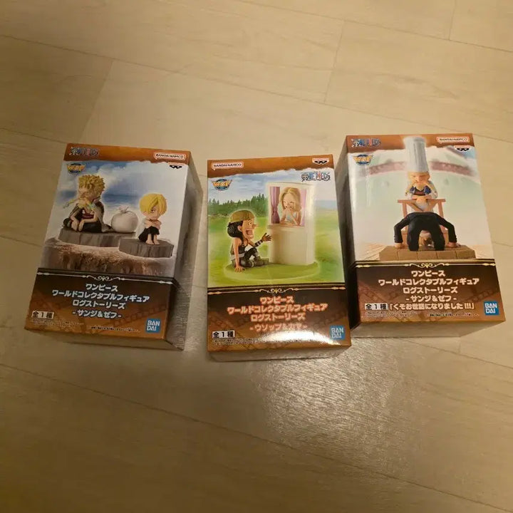 [BUNJANG] One Piece World Collectable Log Stories Figures Set (3 Types) / 원피스  피규어 월드 콜렉터블 로그 스토리즈 3종 미개봉