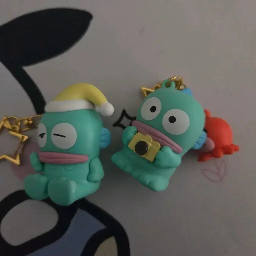 [BUNJANG] Sanrio Hangyodon Figure Keychain Set / 산리오 한교동 피규어 키링 세트