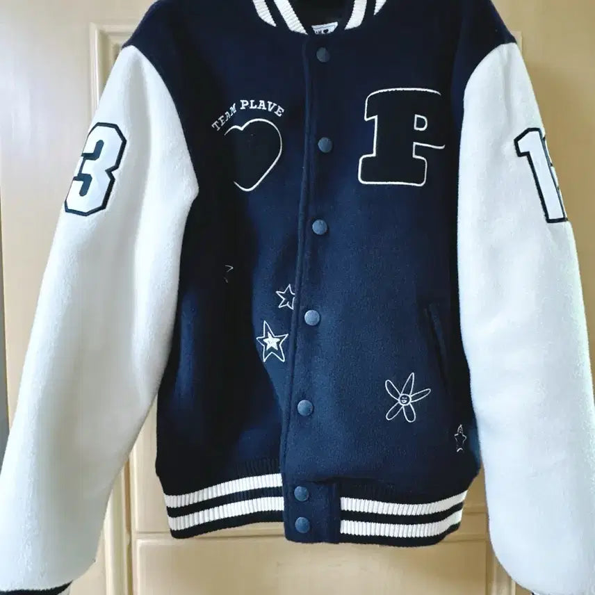 [BUNJANG] PLAVE Varsity Jacket / 플레이브 바시티 s