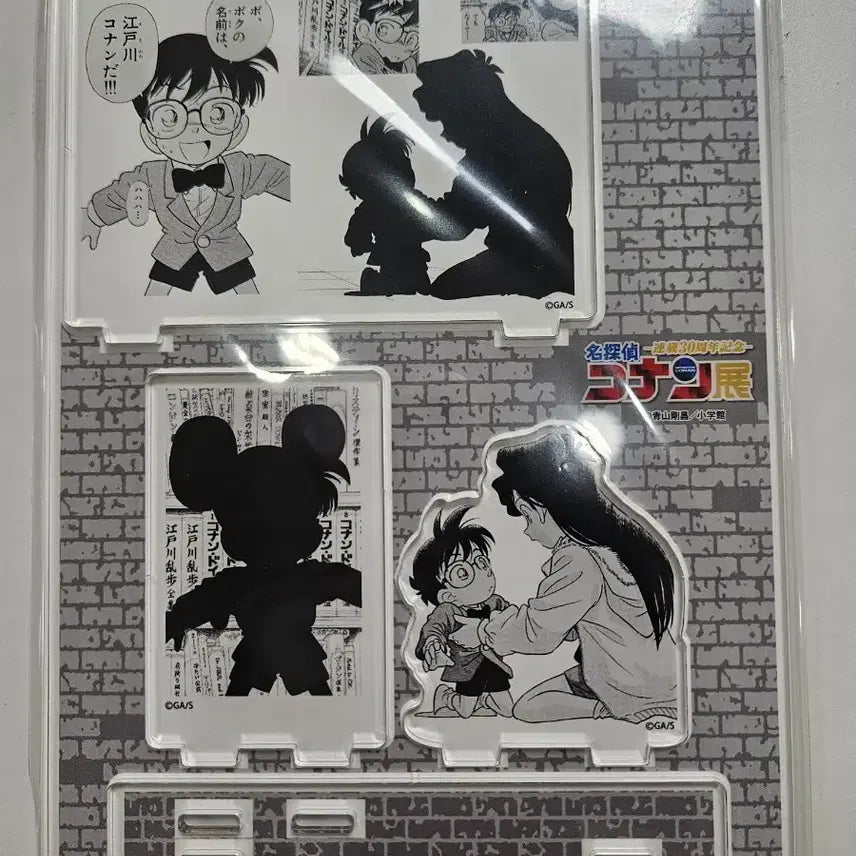 [BUNJANG] Detective Conan 30th Anniversary Exhibition Acrylic Diorama - Conan &amp; Ran / 코난 30주년 전시회 아크릴 디오라마