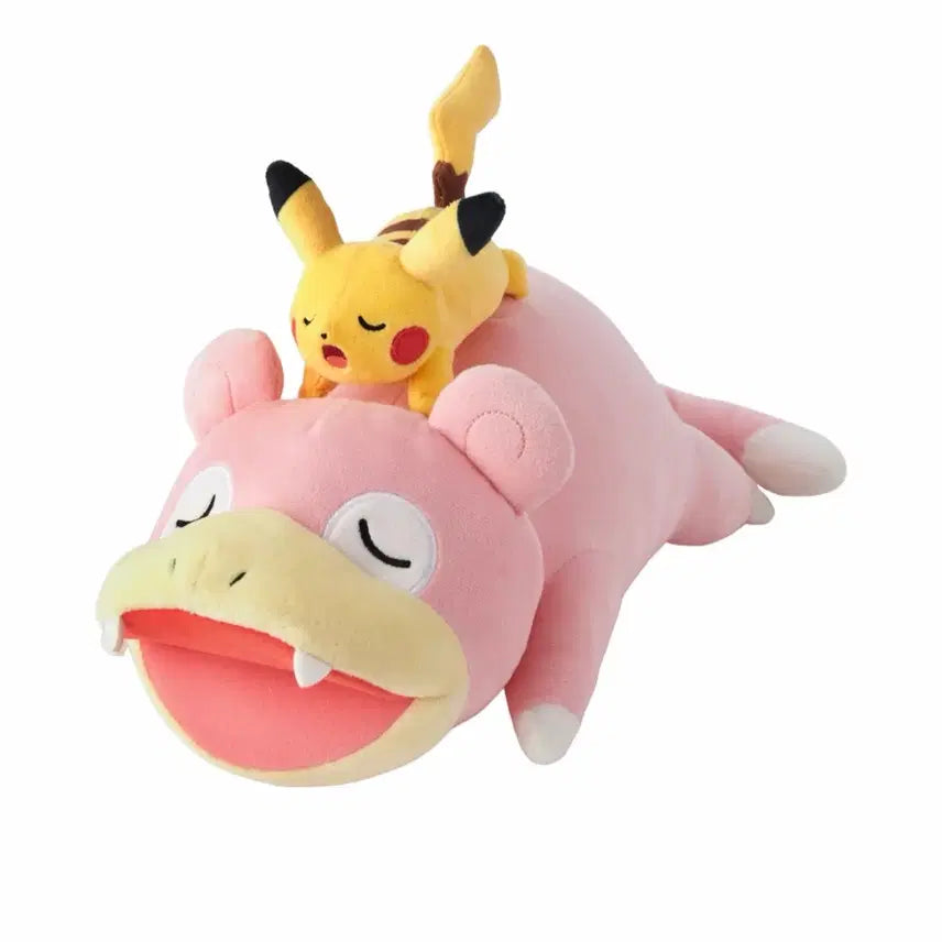 [BUNJANG] Pokemon Slowpoke Pikachu Limited Edition Plush Toy / (새상품) 포켓몬 야돈 피카츄 카가와 한정판 인형