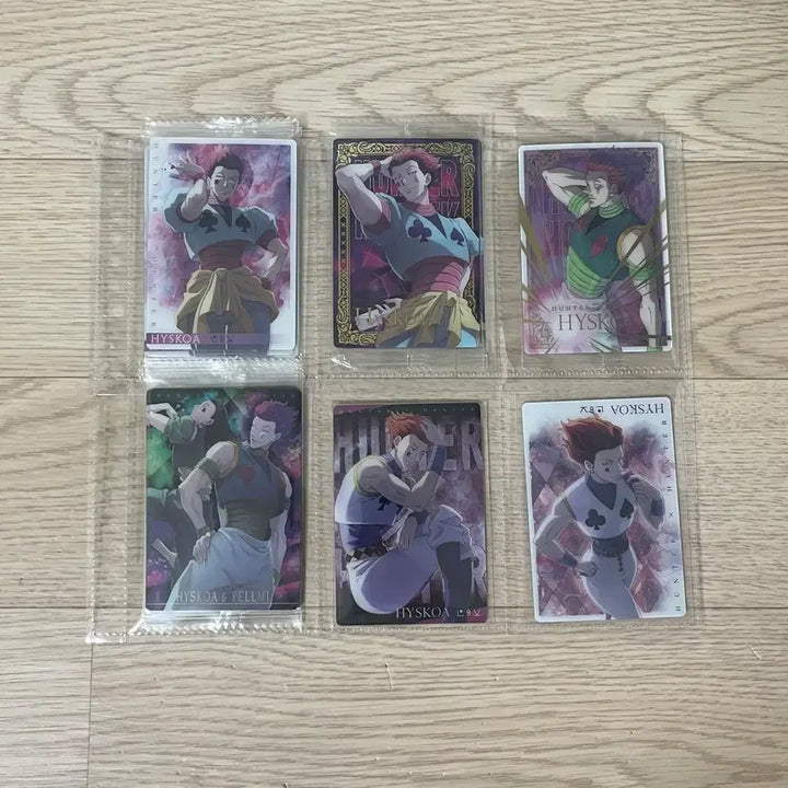 [BUNJANG] Hunter x Hunter Hisoka Illumi Wafer Card Bundle Set / 헌터헌터 히소카 이타쟈가 웨하스카드 레어 일괄