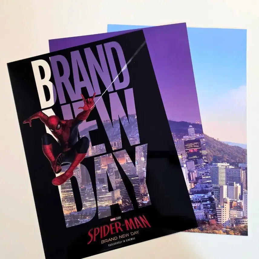 [BUNJANG] Spider-Man: Brave New World PET Poster / 스파이더맨 브레이브 뉴 데이 pet 포스터