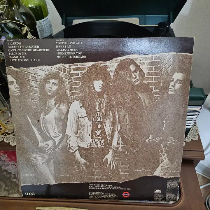 [BUNJANG] Skid Row First Press LP Album / (초판) 스키드 로우 SKID ROW LP 앨범