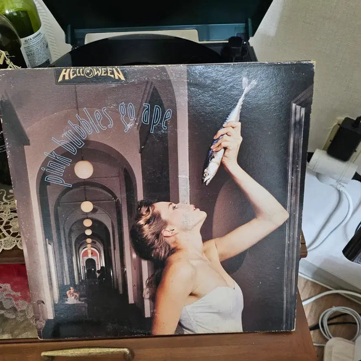 [BUNJANG] Helloween Pink Bubbles Go Ape LP (First Press) / (초판)헬로윈 Pink Bubbles Go Ape LP 앨범