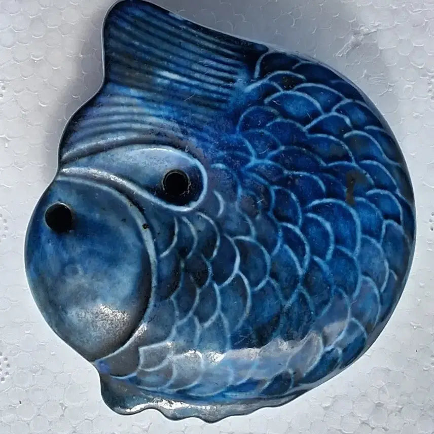 [BUNJANG] Blue Porcelain Fish Ornament / 청화연적